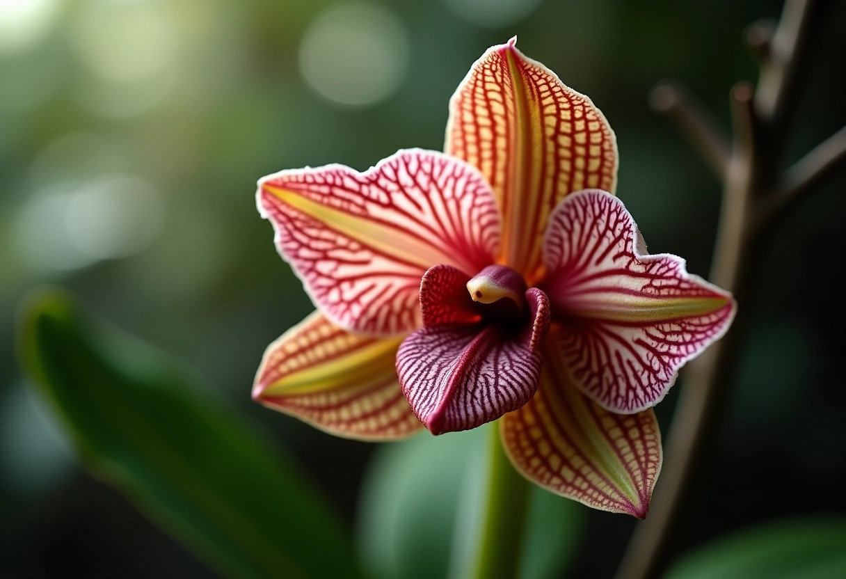 orchidée singe